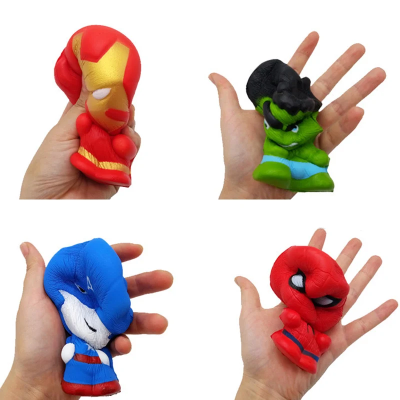 Новые Мстители 4 супер герой Squishy медленно поднимающаяся Игрушка Железный
