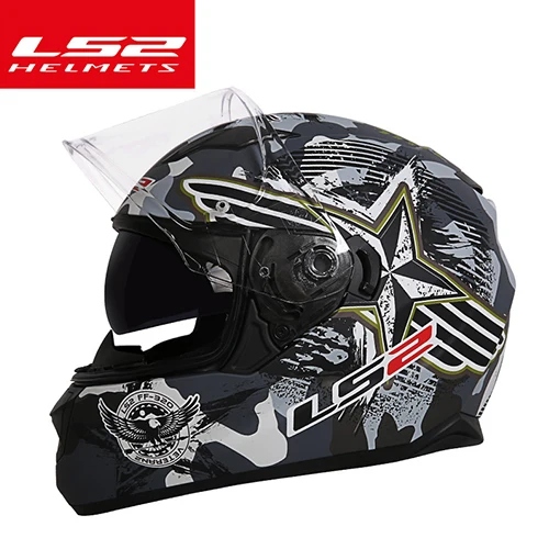LS2 FF328 мотоциклетный шлем для мужчин и женщин Локомотив Лето Анти-туман полный шлем крышка четыре сезона универсальный шлем - Цвет: 7