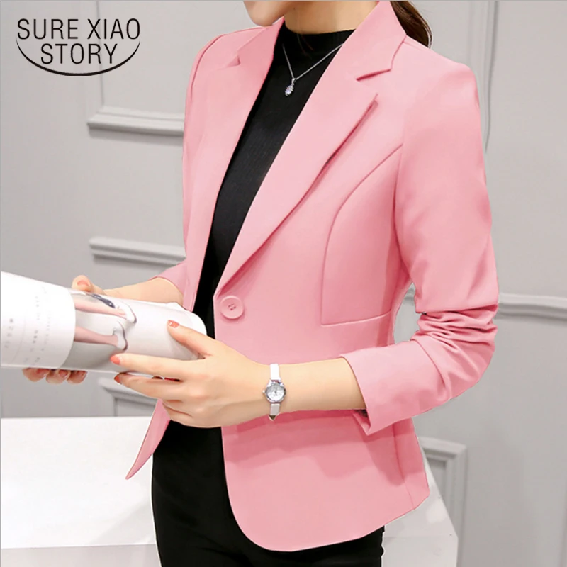 

abrigos mujer invierno 2019 long sleeve jacket women Cardigan women jacket Formal slim Office Work outwear coat women1340 90
