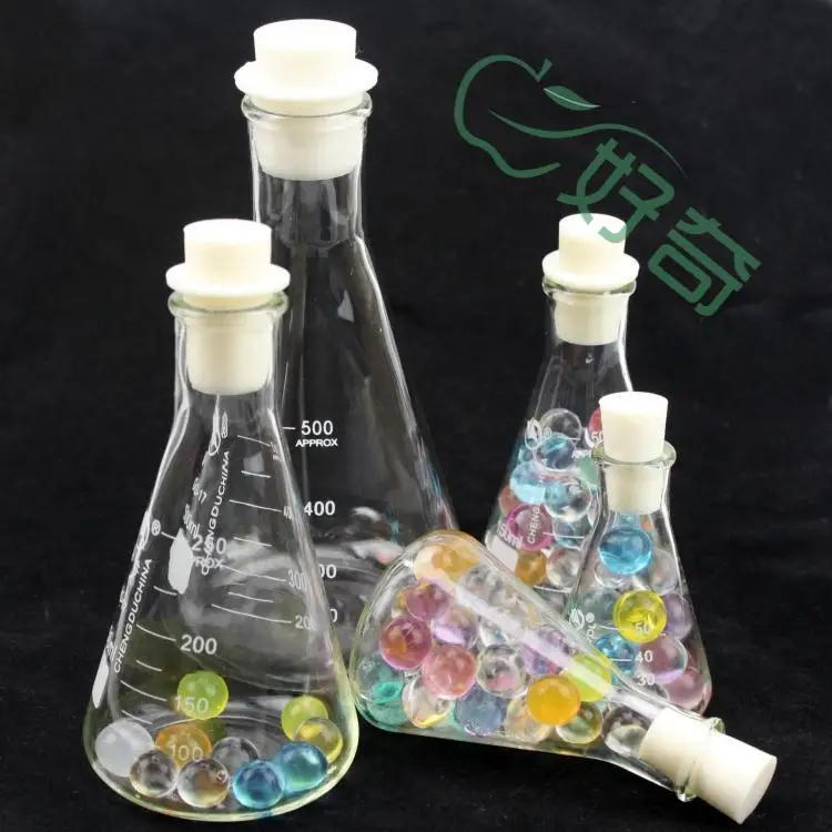 free shipping 500 ml erlenmeyer flask high quality glass flask with