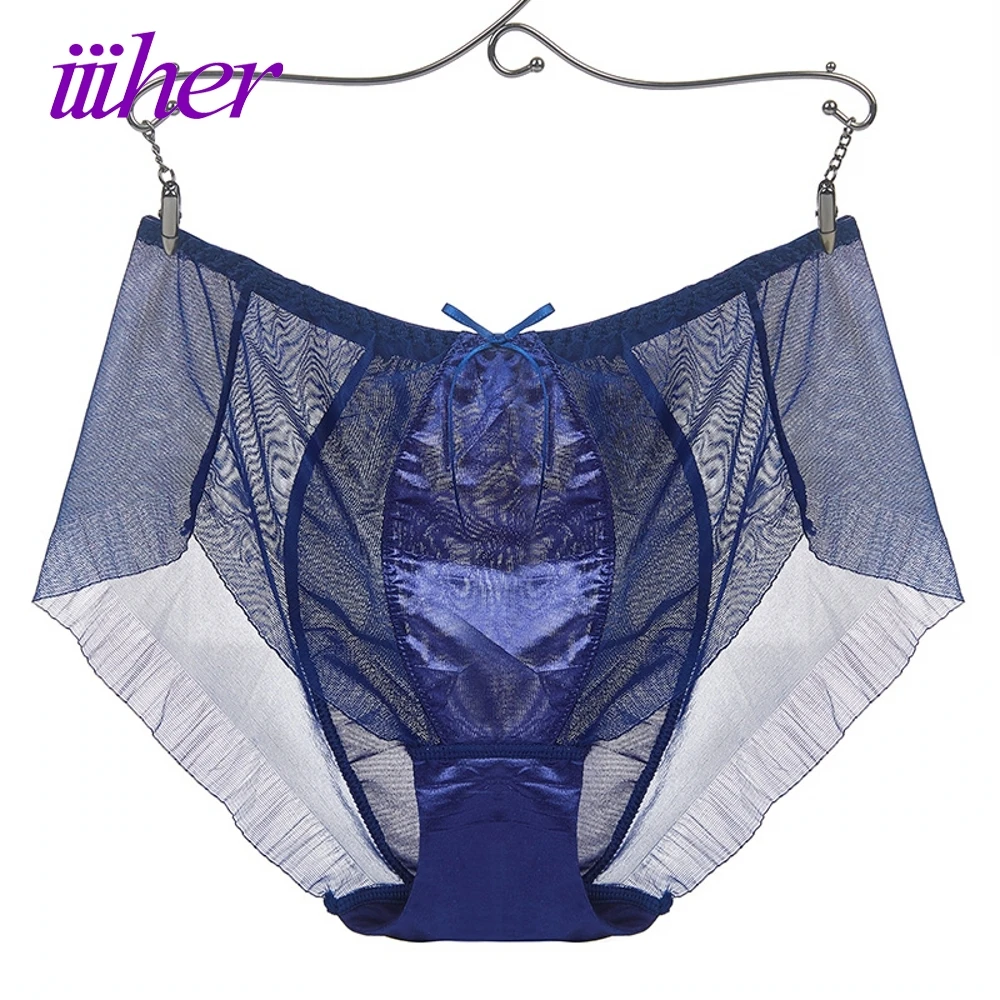 iiiher Sexy Underwear Women Charming Lace Gazue Seamless Panties