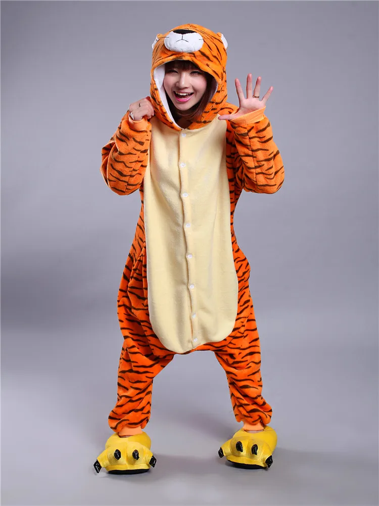12 chinese zodiacs flannel cosplay tiger anime easter onesie halloween costumes adult unisex tigger pajamas jumpsuit romper - Tiger For Halloween 12 chinese zodiacs flannel cosplay tiger anime easter onesie halloween costumes adult unisex tigger pajamas jumpsuit romper - Tiger For Halloween