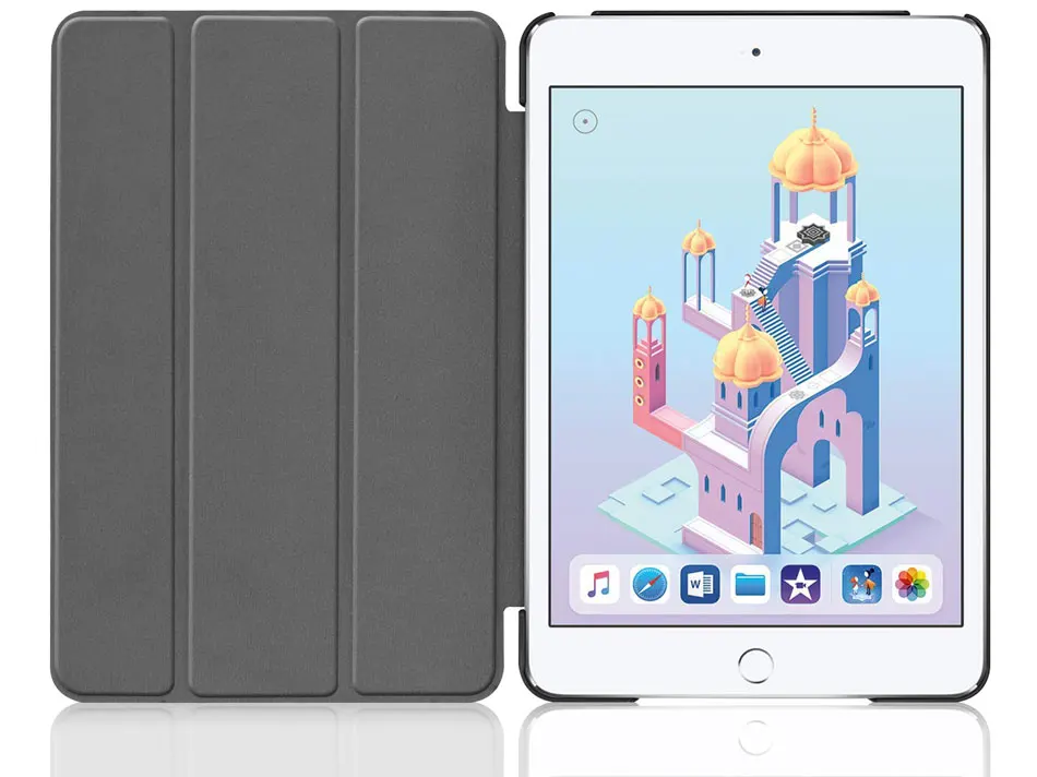 Tablets Case For New iPad Mini 5 2019 Mini 4 General Version PU Cover Smart Sleep Wake Up Fold Stand For iPad Mini Case Mini 45-22