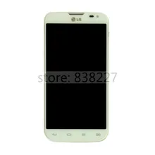 For LG L90 Dual D410 LCD Display Touch Screen Digitizer with Bezel Frame Assembly with tracking number black and white