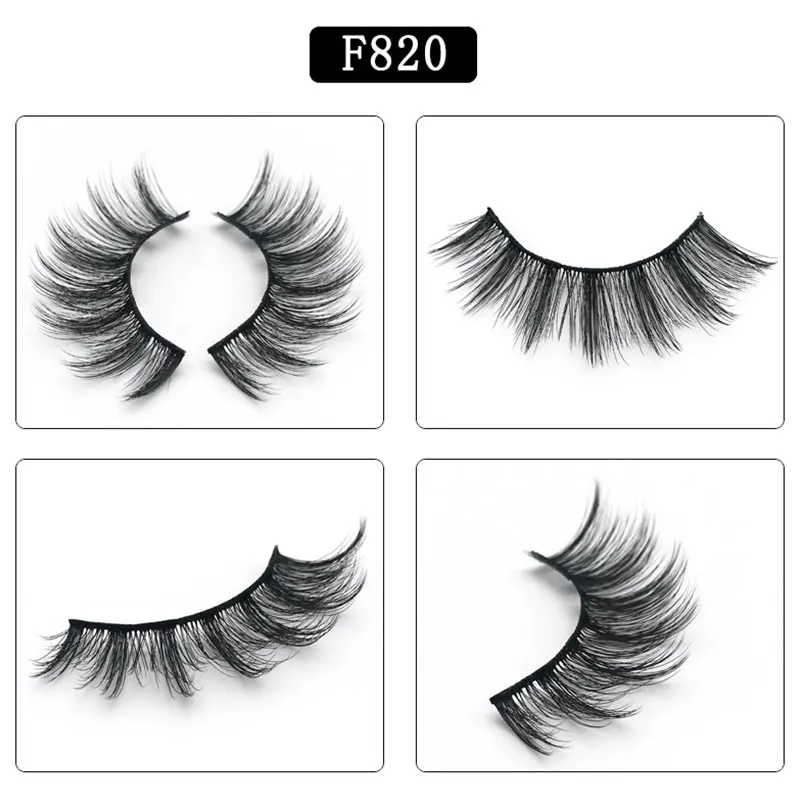 

5 pair mink lashes wispy lashes eyelash strips lot lower professional wispies natural short fluffy wholesale