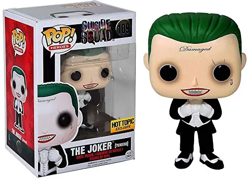 

Exclusive Funko pop Official Suicide Squad - The Joker #109 (tuxedo) Vinyl Figure Collectible Model Toy with Original Box