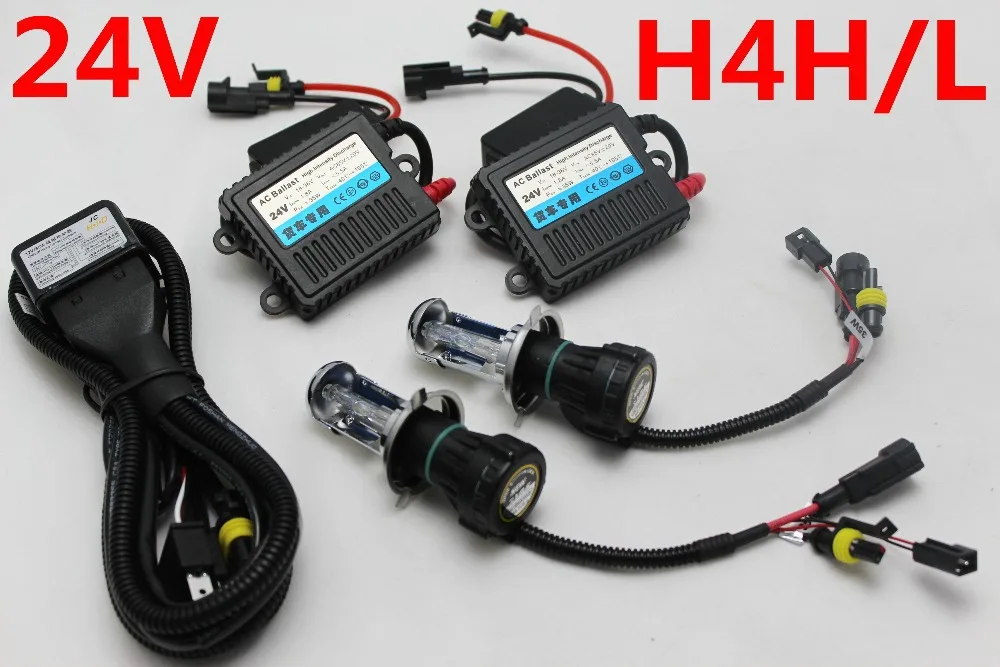 

Factory sale,24V,35W,H4H/L High low Bi xenon lamp,HID 24V H4 H/L xenon kit,3000k,4300k,6000k,8000k,10000k,