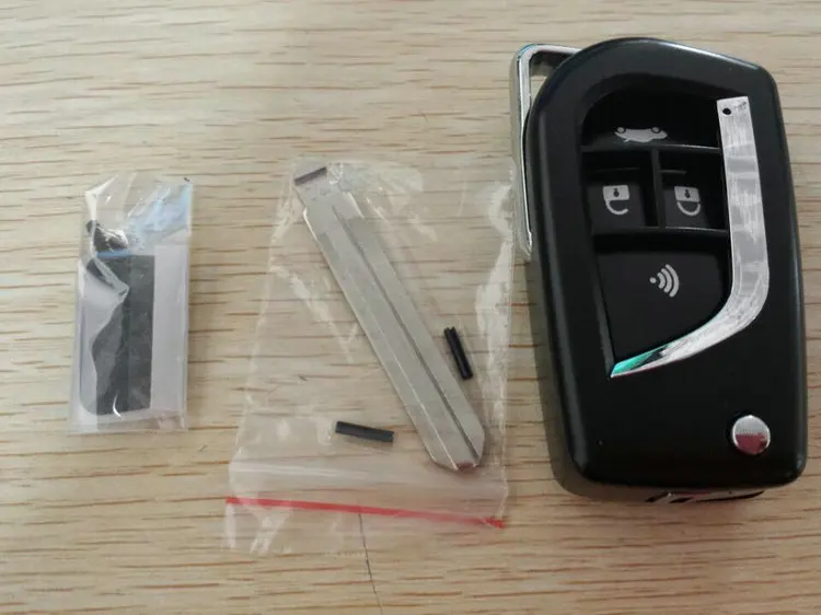 

Car key Keyless Entry For Toyota Camry Modified Folding Flip Remote Key Shell Case 4 Buttons Fob Key Cover 5PCS/lot