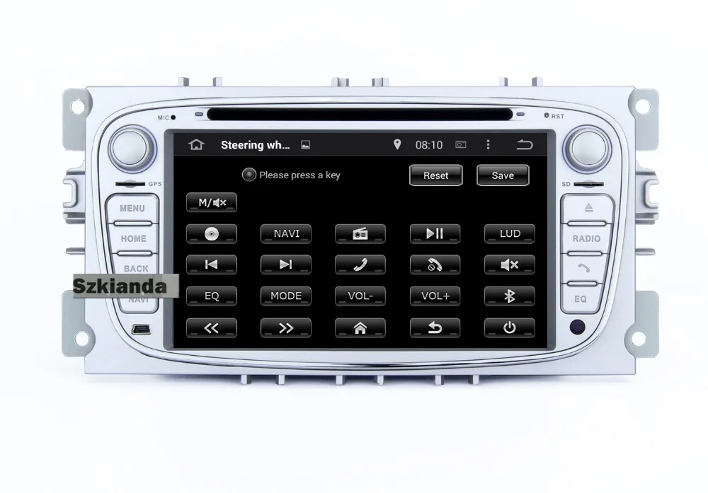 Excellent 7inch Android 8.0 2Din Car DVD Player For FORD Focus DVD MaAX Mondeo Radio 2Din With 4G Wifi GPS Navi Radio free Map+DVR 4