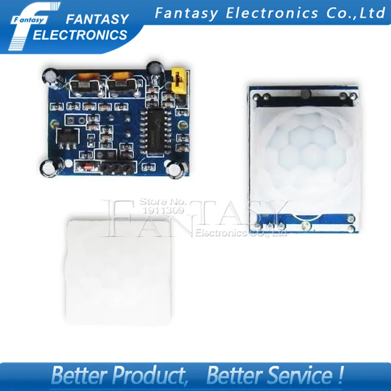 5 шт. SR501 HC-SR501 Регулировка ИК пироэлектрический инфракрасный PIR модуль датчик движения Детектор Модуль