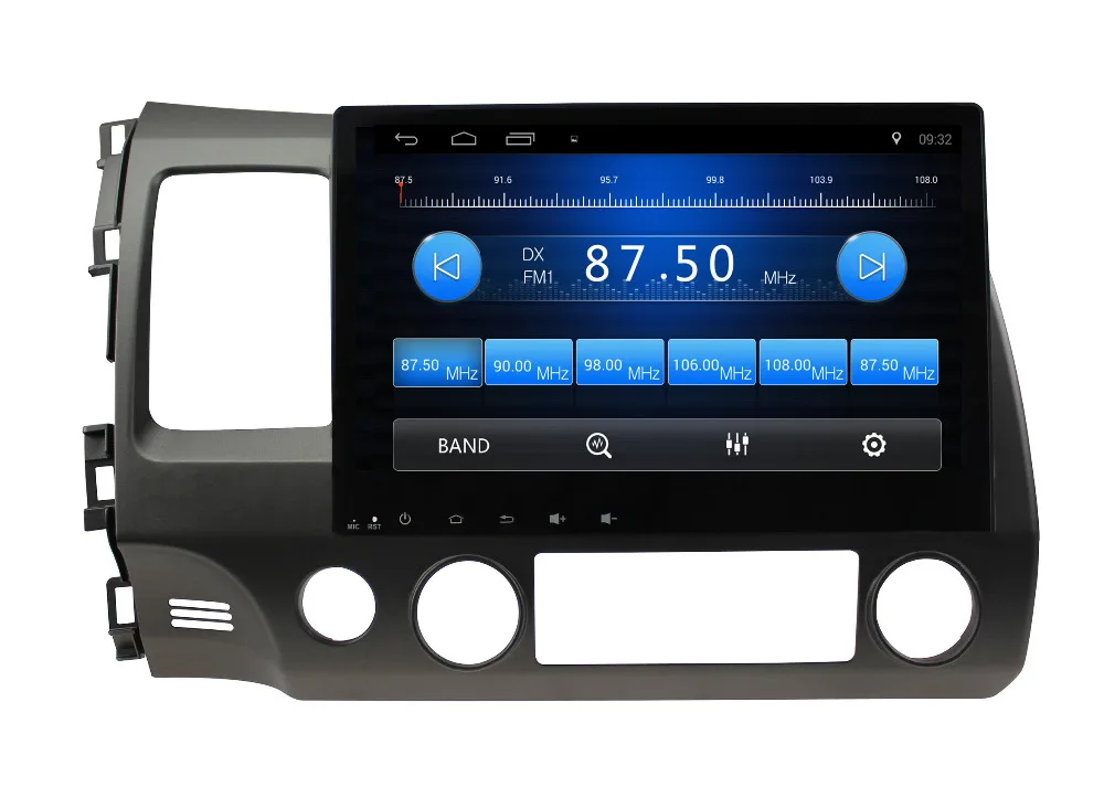Flash Deal Nedehe 2G+32G Android 8.1 Quad core 10.1 inch for Honda Civic 2006-2011 car radio dvd gps navigation car console audio player 7
