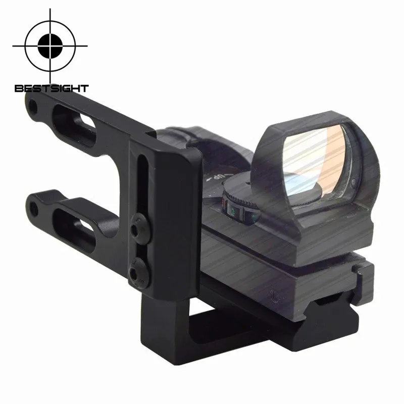 

RL Archery Mini CNC Machined Bow Sight Mount Red Dot Laser Reflex Sight Scope Bracket Fit Mathews Bowtech Bear All Compund Bow