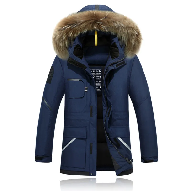 New winter jacket Men's camouflage pattern Long ski Jacket Thickening