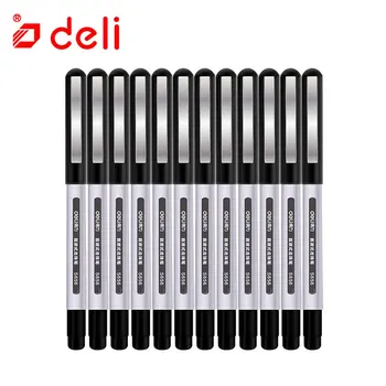 

Deli 12pcs Ball Pen for Student Writing Office Accessory Plastic Ballpoint Pen 3 Color Refills Ball Pen School & Office Supplies