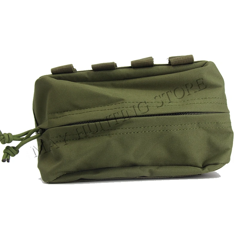 Тактический карман для экстренного выживания на открытом воздухе с двойной молнией для кемпинга и охоты, сумка для инструментов, большой размер, горизонтальная сумка Molle, поясная сумка