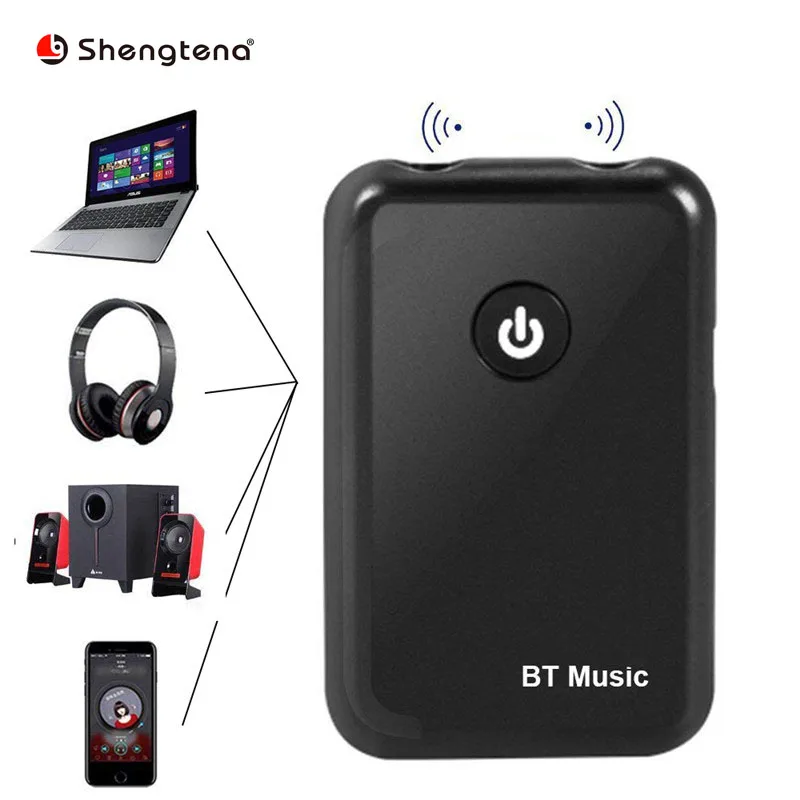 

Shengtena Wireless Bluetooth Receiver Transmitter 4.1 Audio 3.5mm Adapter For PC Smartphone Bluetooth Receiver Transmitter Aux
