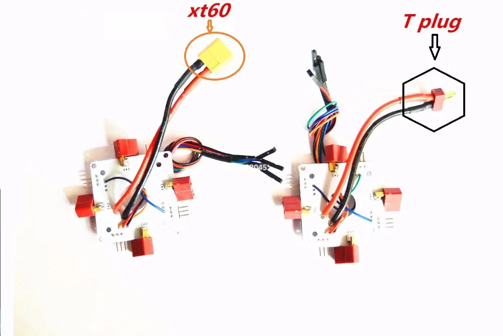 APM PX4 Квадрокоптер штекер Т-образного/XT60 Мощность распределительный щит ESC коммутационная панель