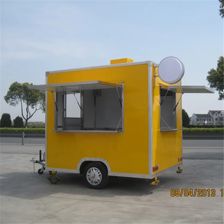 KN-250C высокого качества фаст-фуд корзину снэк-фуд прицеп-вагон для продажи еды грузовик для продажи