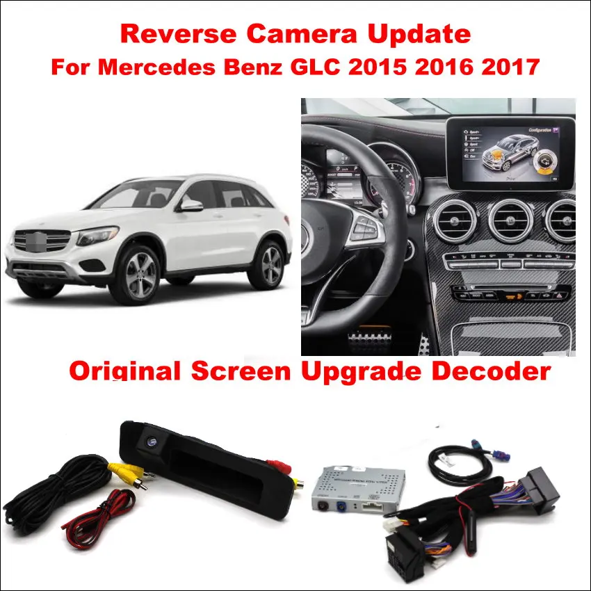 Liislee для Mercedes Benz GLC~ экран обновление системы/цифровой декодер/Реверсивный трек изображения+ сзади камера