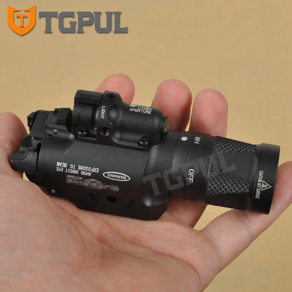 TGPUL Тактический X400V пистолет флэш светильник красный лазерный