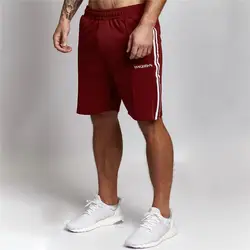 Новая мода Для мужчин спортивные пляжные шорты Хлопковые Штаны спортивные брюки Фитнес короткие Jogger Повседневное тренажерные залы Для