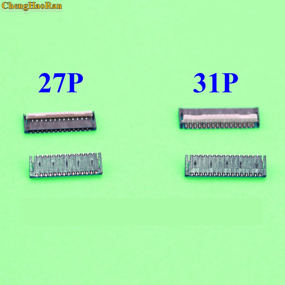 

27pin 31PIN LCD Display Touch FPC Connector Port Plug Mainboard repair parts for ASUS HTC Huawei Lenovo ZTE Jiayu Zopo THL Oppo