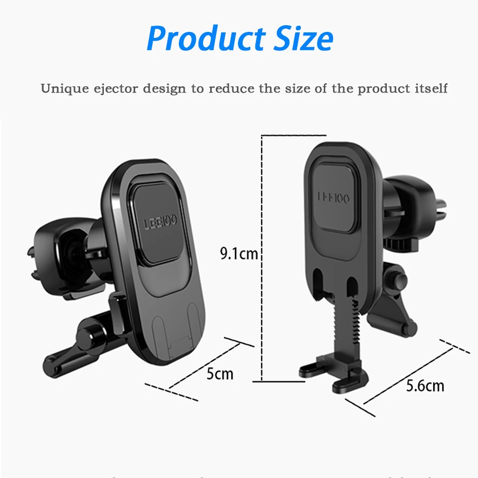 LEEIOO магнитный автомобильный держатель телефона для iPhone samsung 360 Air Mount магнитный держатель для мобильного телефона в автомобиле gps универсальные держатели