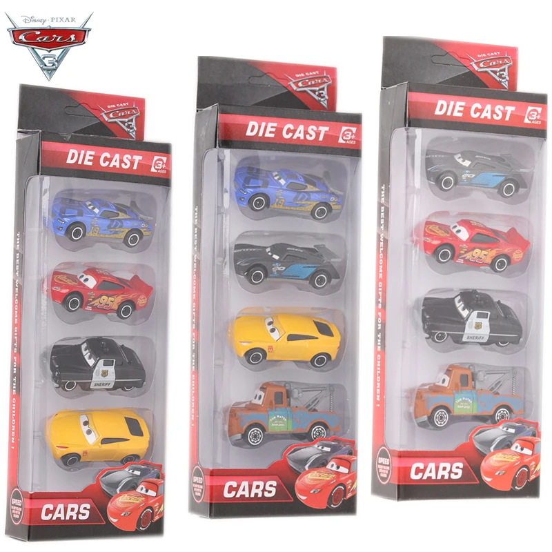 Disney &quotТачки 3 металлический автомобиль игрушки Lightning McQueen Cruz Ramirez черный Storm Jackson