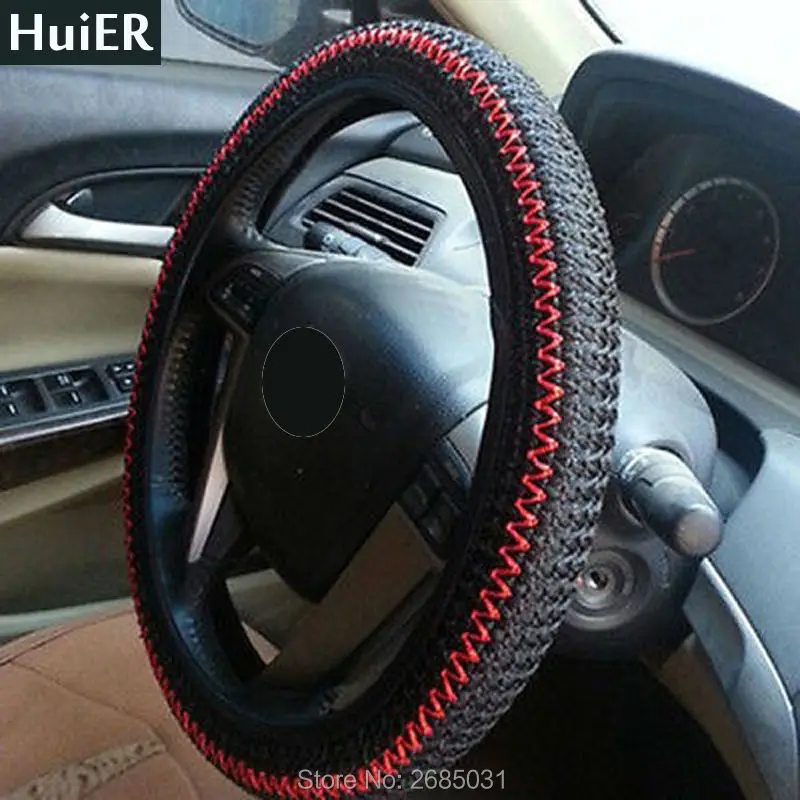 van nu af aan Ontrouw IJver Huier Anti Slip Ademend Ijs Zijde Auto Stuurhoes Universeel Voor De Meeste  Auto Styling Stuurwiel 36 38Cm Gratis Verzending|car steering wheel  cover|steering wheel coverwheel cover - AliExpress