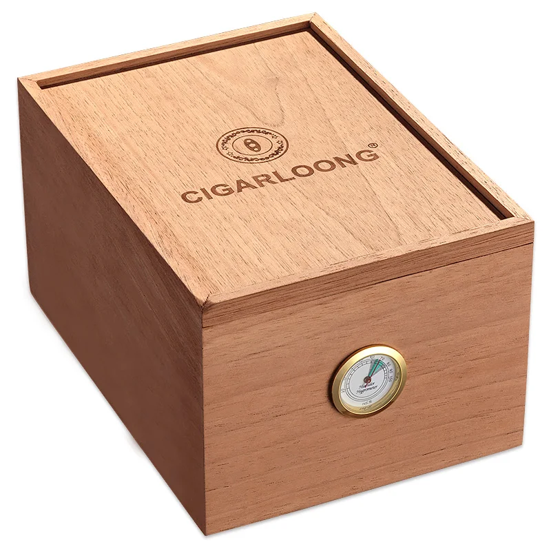 Discount Humidor Cedar Wood Large Capacity Cigar Moisturizer Box