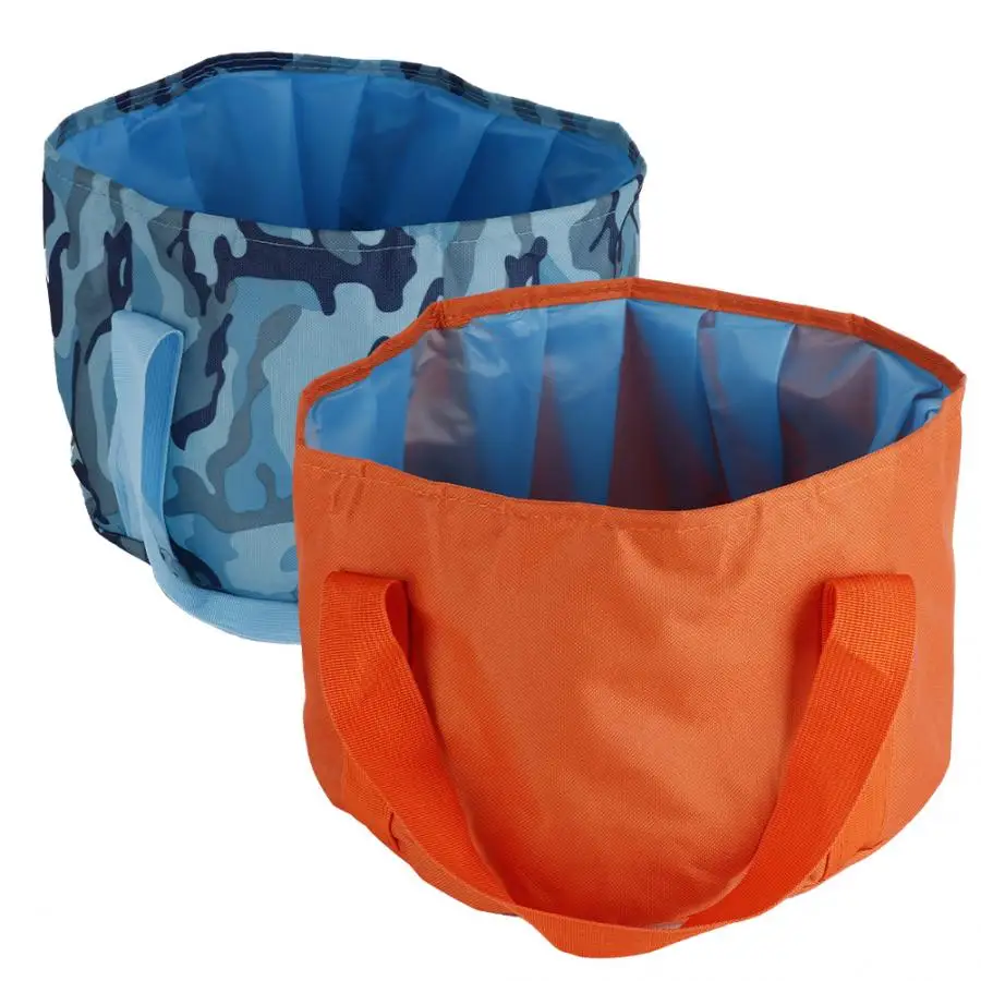 

Outdoor Fishing barrel 12.5L Portable Water bag Folding PEVA Fishing Camping Washbasin outdoor fishing tools