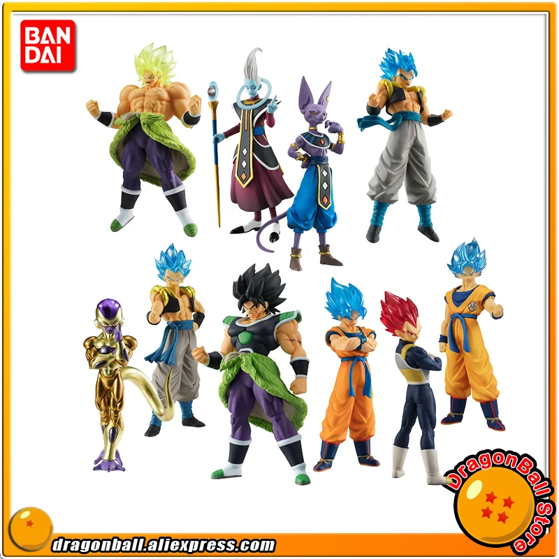 "Dragon Ball Z" BANDAI высококачественный натуральный Рисунок игрушка гачапон-Broly Beerus свисток Вегета ГОКу "Dragon Z Фриза