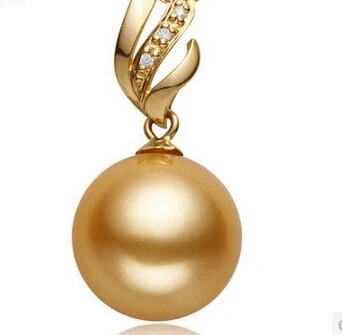 10-11mm round natural Nanyang Kim Pearl Pendant | Украшения и аксессуары