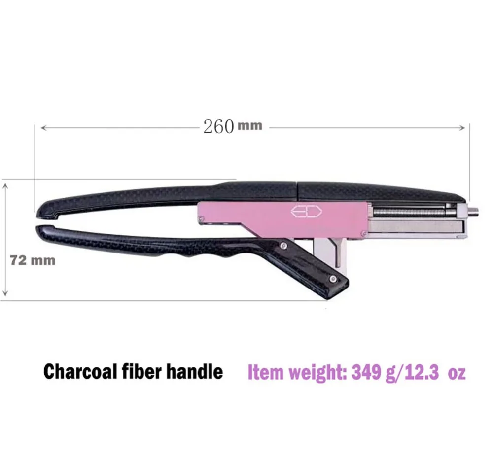 Top Hair connector 6D2 hair extension tool luxury suit 7 in 1 6D hair extension machine for Hair salon