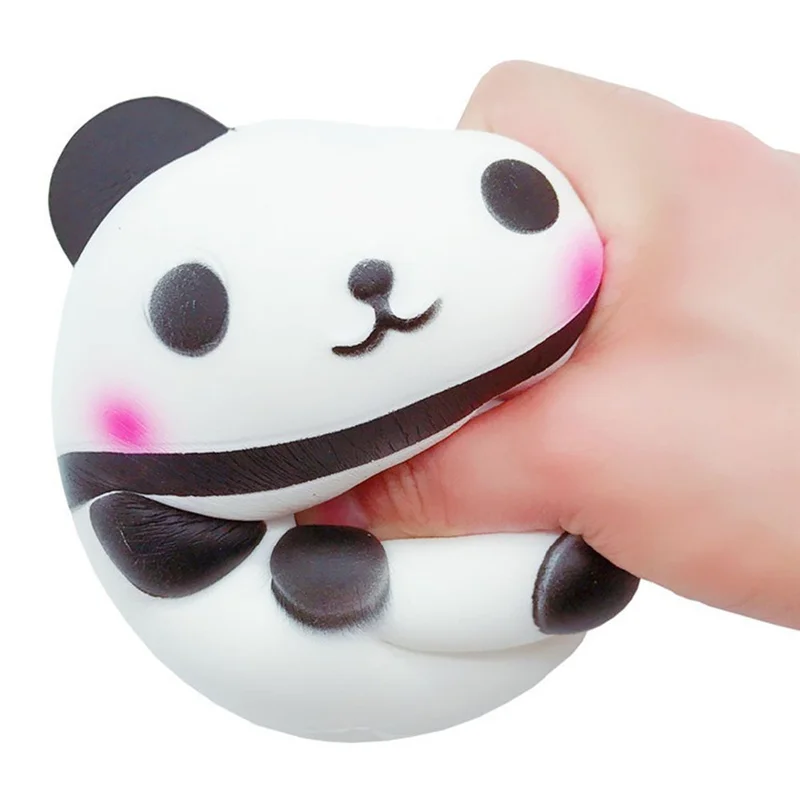 Сжимаемые игрушки приседает медленно распрямляющийся мягкий панда яйцо большая мягкость дети Мягкое снятие стресса Антистресс подарок Прямая