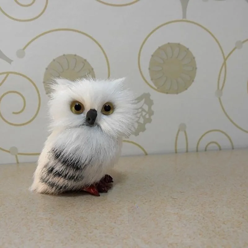 

Static Model Simulation Owl Cute Snowy Owl Doll Cute Toys Birthday Christmas Harry Potter Adults Kids