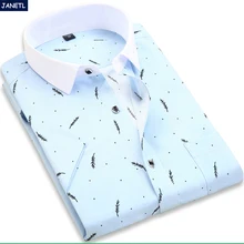 Männer Shirt Kurzarm Casual Druck Shirts Männer Camisa Masculina Marke-Kleidung Floral Shirt Mann Polyester Größe S-4XL Neue 2016