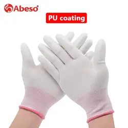1 пара защитные перчатки PU покрытие водонепроницаемый маслонепроницаемый дышащие износостойкие ремонт сварки фермы защита рук перчатки