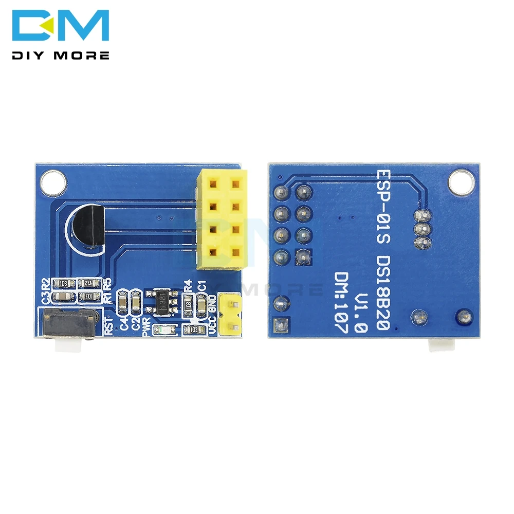 ESP-01/ESP-01S ESP8266 DS18B20 модуль датчика температуры NodeMCU плата адаптера для Arduino UNO R3 IOT Wifi комплект беспроводной платы