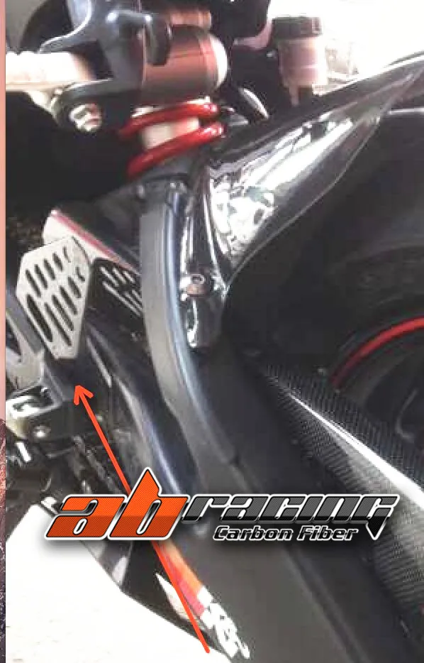 Пяточный башмак Защитная крышка для Yamaha YZF R6 полностью из углеродного волокна