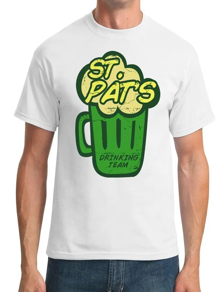 ST pats drinking Team-Прохладный Св. Патрика-Футболка Мужская Новый 2018 Летняя мода | одежда