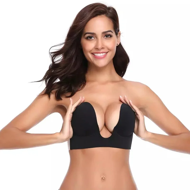 

Sticky Bra Backless Bra Adhesive Strapless Invisible Bras Silicone Push Up Bras for Women NYZ Shop