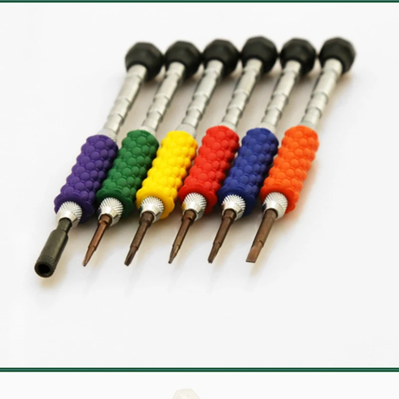 

6in1 Professional Screwdriver Set Cell Phone Repair Tools Special for iPhone 7 with S2 Material Screw Bits