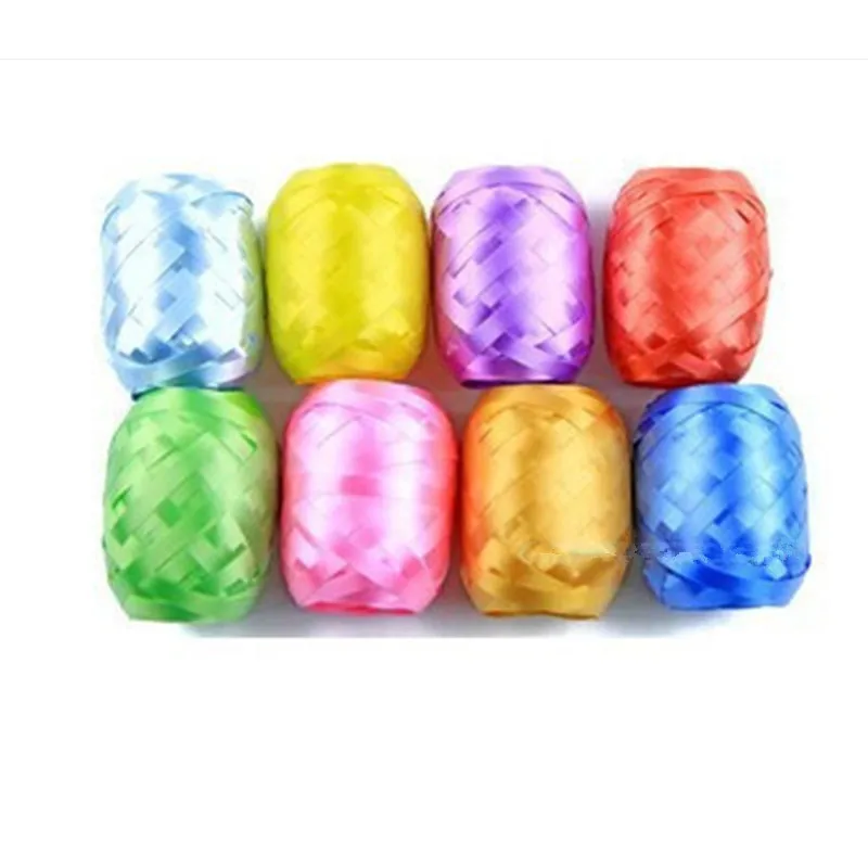 

TSZWJ Free Shipping 8pcs-lots Foil balloon ribbon 5mm * 10m party wedding gifts wholesale party decoration toys