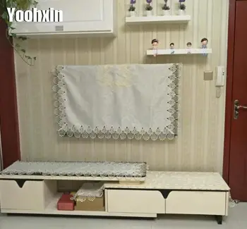 

Luxury lace satin Tablecloth lace square tea coffee Table Cloth Cover mantel Nappe dining kitchen Christmas hotel Wedding Decor