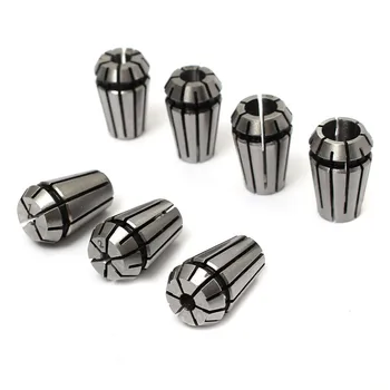 High Quanlity 7pcs/Set ER11 1-7mm Spring Collet Set Chuck Collet for CNC Milling Lathe Tool