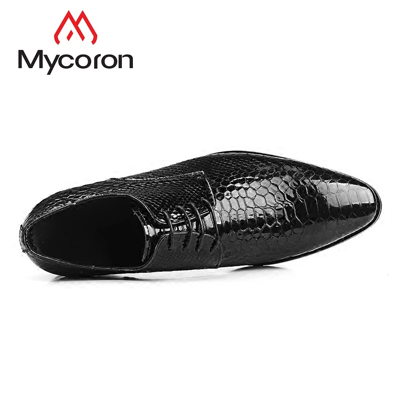 Mycoron Роскошные модные брендовые ручной змеиной блестящие лакированные из