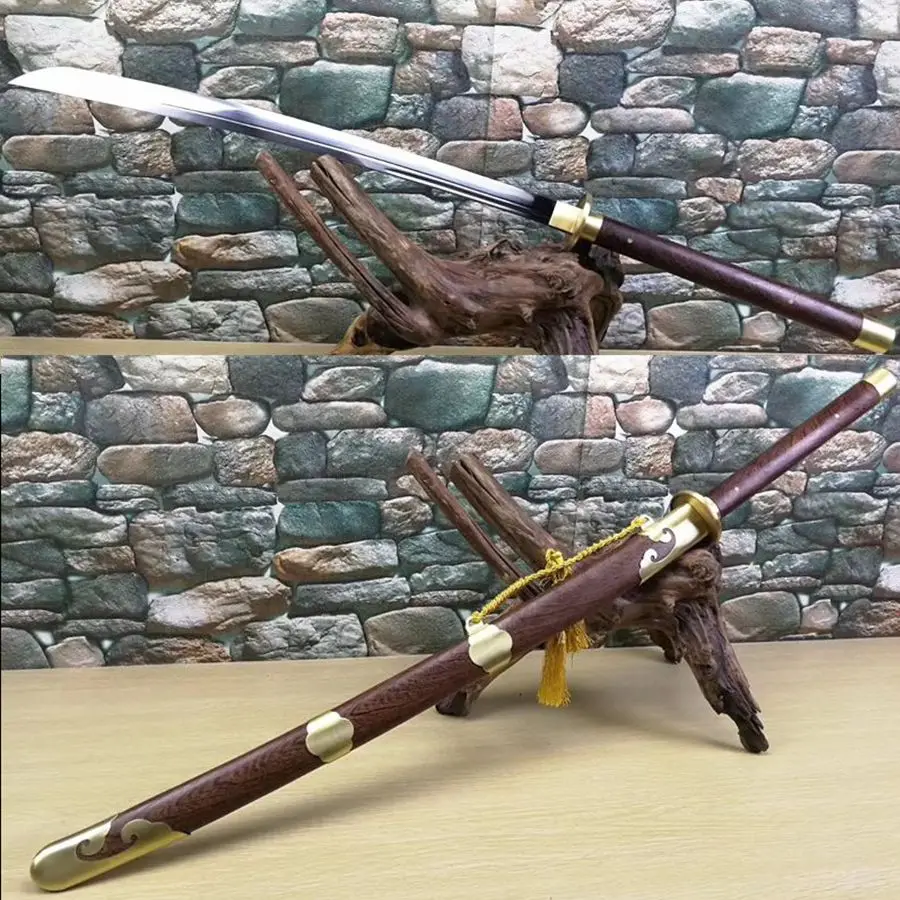 119CM*Chinese KungFu Long Knife Tradition WuShu Fighting Broadsword