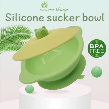 

Silicone Kids Bowl Baby Feeding Tableware Anti-Skid Sucker Suction Toddler Bowl Kid Dishes