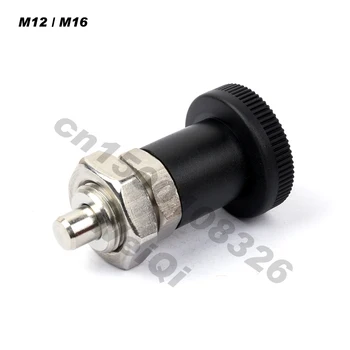 

Indexing plungers, index plunger & pin ,short type,plastic knob ,stainless steel body ,fine thread M12 M16